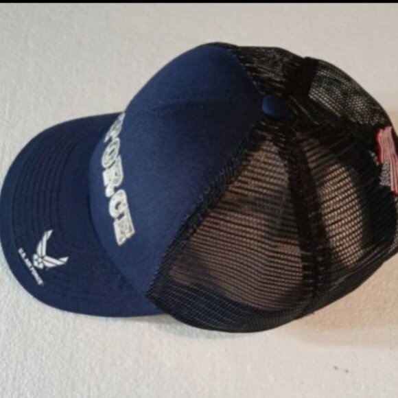 NWOT Unisex USAF U.S. Air Force Hat/Cap Hook N Loop One Size Fits All. Licensed. - Picture 4 of 11
